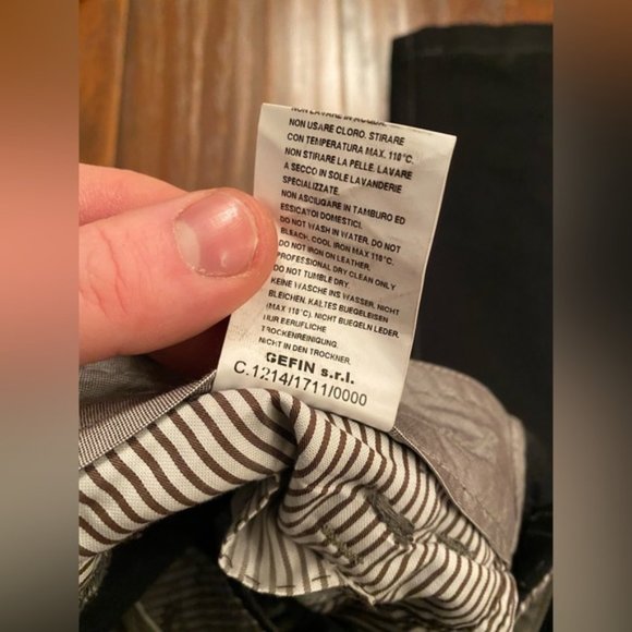 SOLD Cortigiani Italian Luxury Wool Jean-Style Pants - Picture 5 of 16